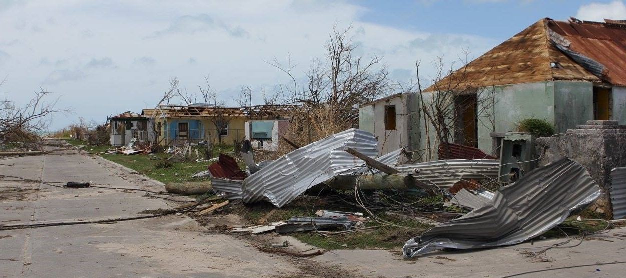The aftermath of Hurricane Irma in Barbuda.