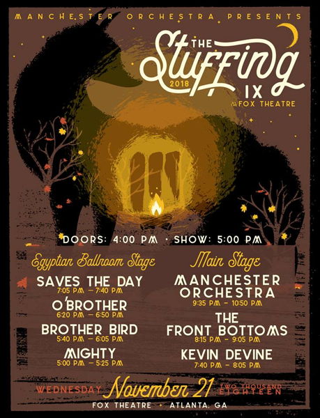 Manchester Orchestra announces official schedule for The Stuffing at ...