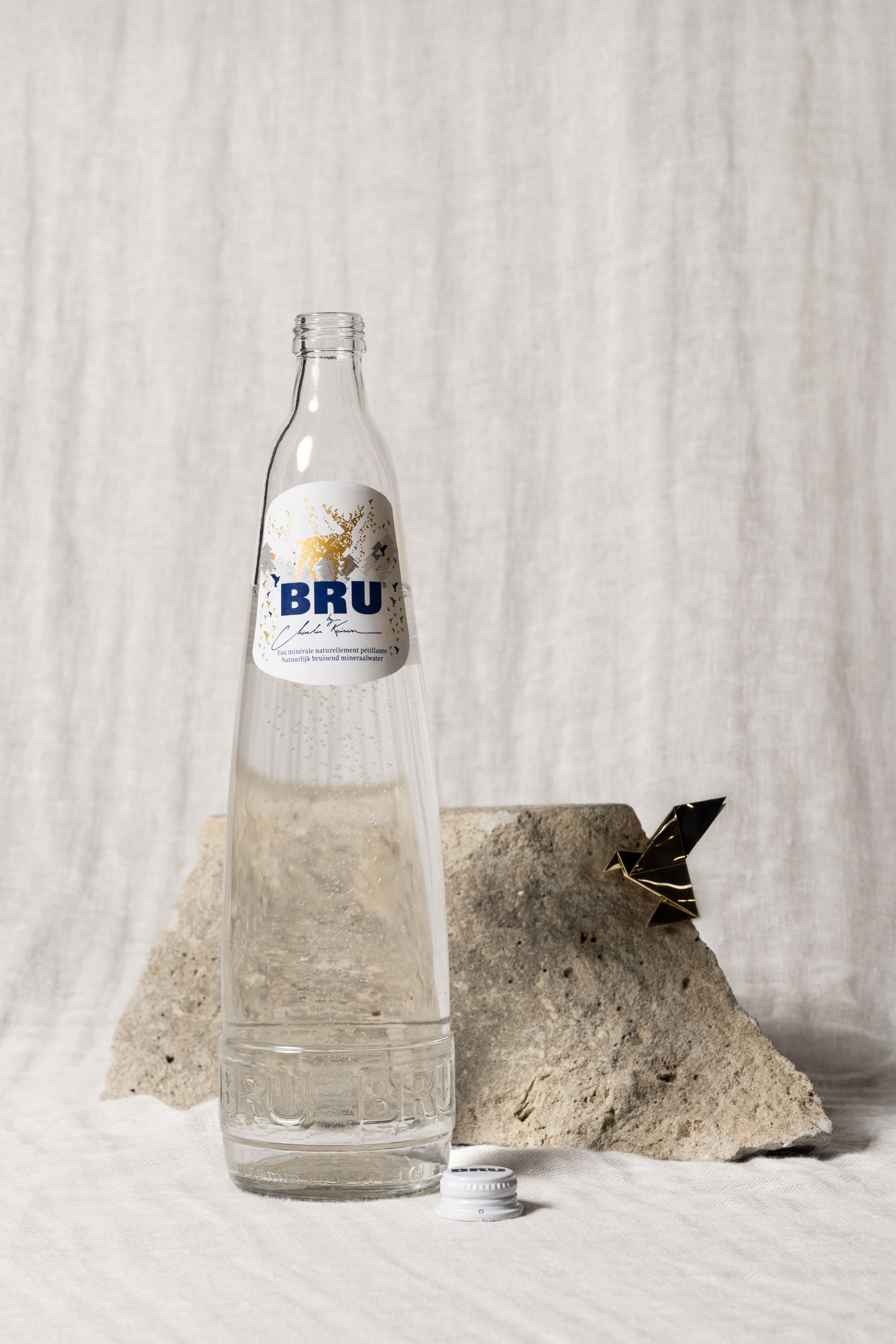 Designer Charles Kaisin ontwerpt limited edition fles voor BRU©