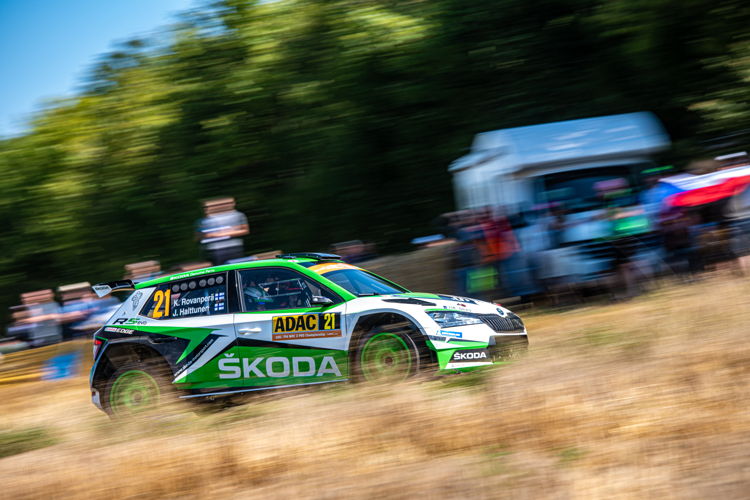 Already before RallyRACC Catalunya, ŠKODA works crew Kalle Rovanperä/Jonne Halttunen (ŠKODA FABIA R5 evo) won the WRC 2 Pro drivers' titles.
