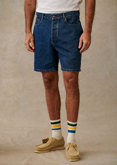 Octobre Editions - Short Elio Bleu Denim - 85€