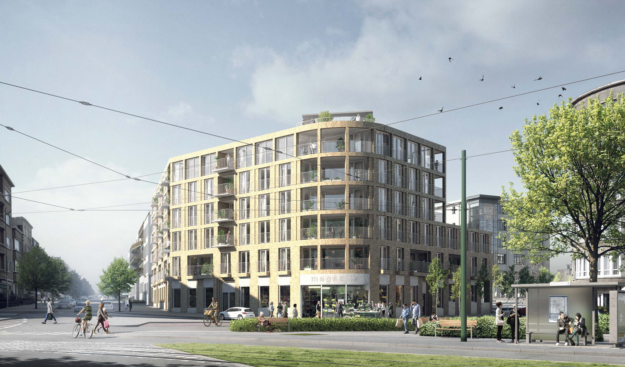 LavoisierCity à Molenbeek : citydev.brussels attribue le marché de travaux et lance le chantier de 85 nouveaux logements publics  