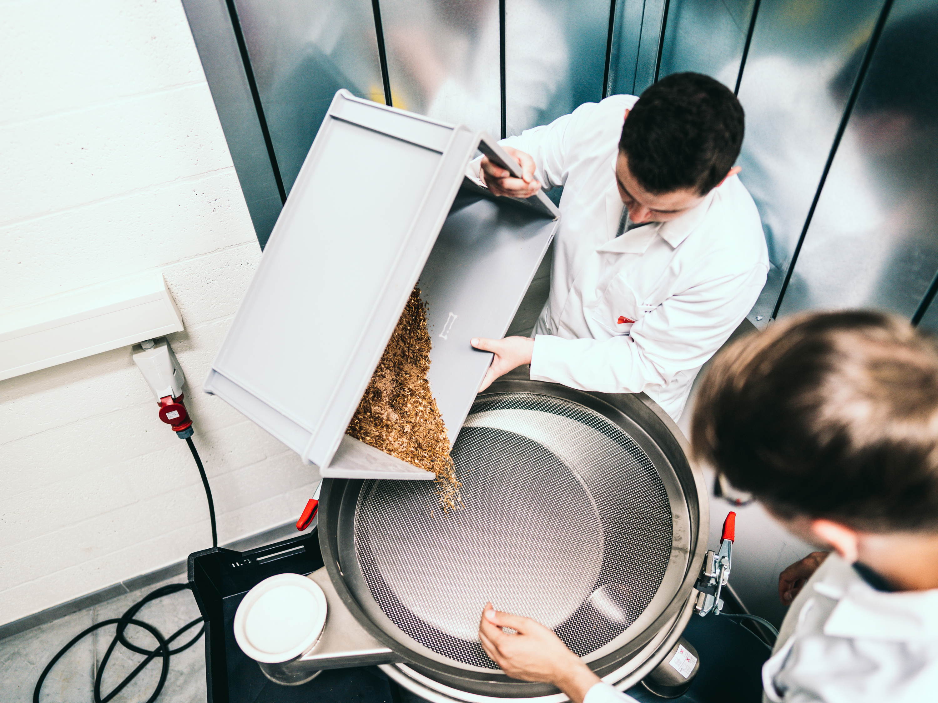 Studenten en onderzoekers van Thomas More leggen wormen op je bord.