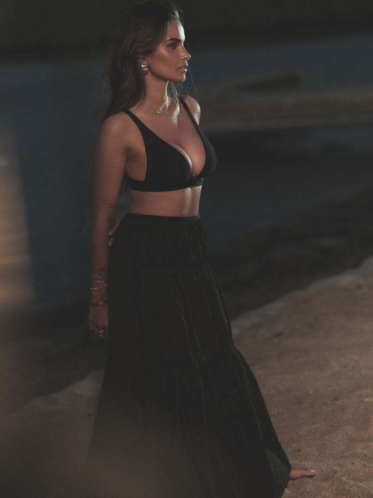 HUNKEMÖLLER SS25 M25 Q2 Swim Monica Black Dress 0028 HUNKEMÖLLER SS25 M25 Q2 Swim Monica Black Dress 0028