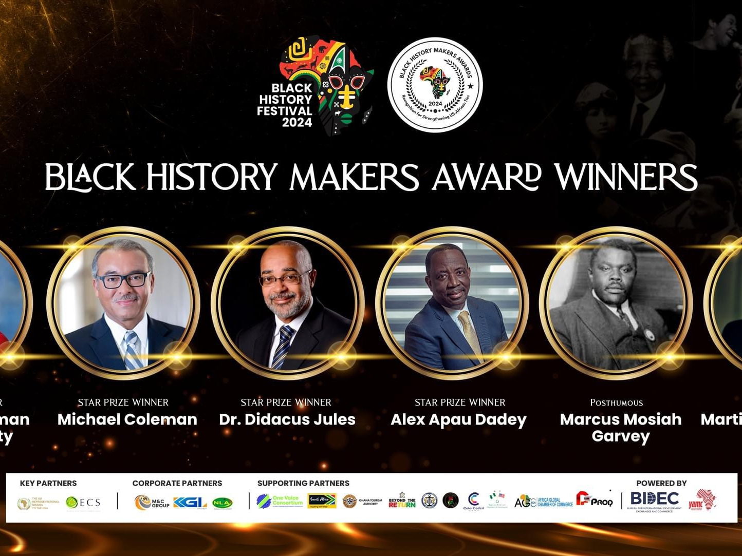 OECS Director General receives an Award at the Black History Festival