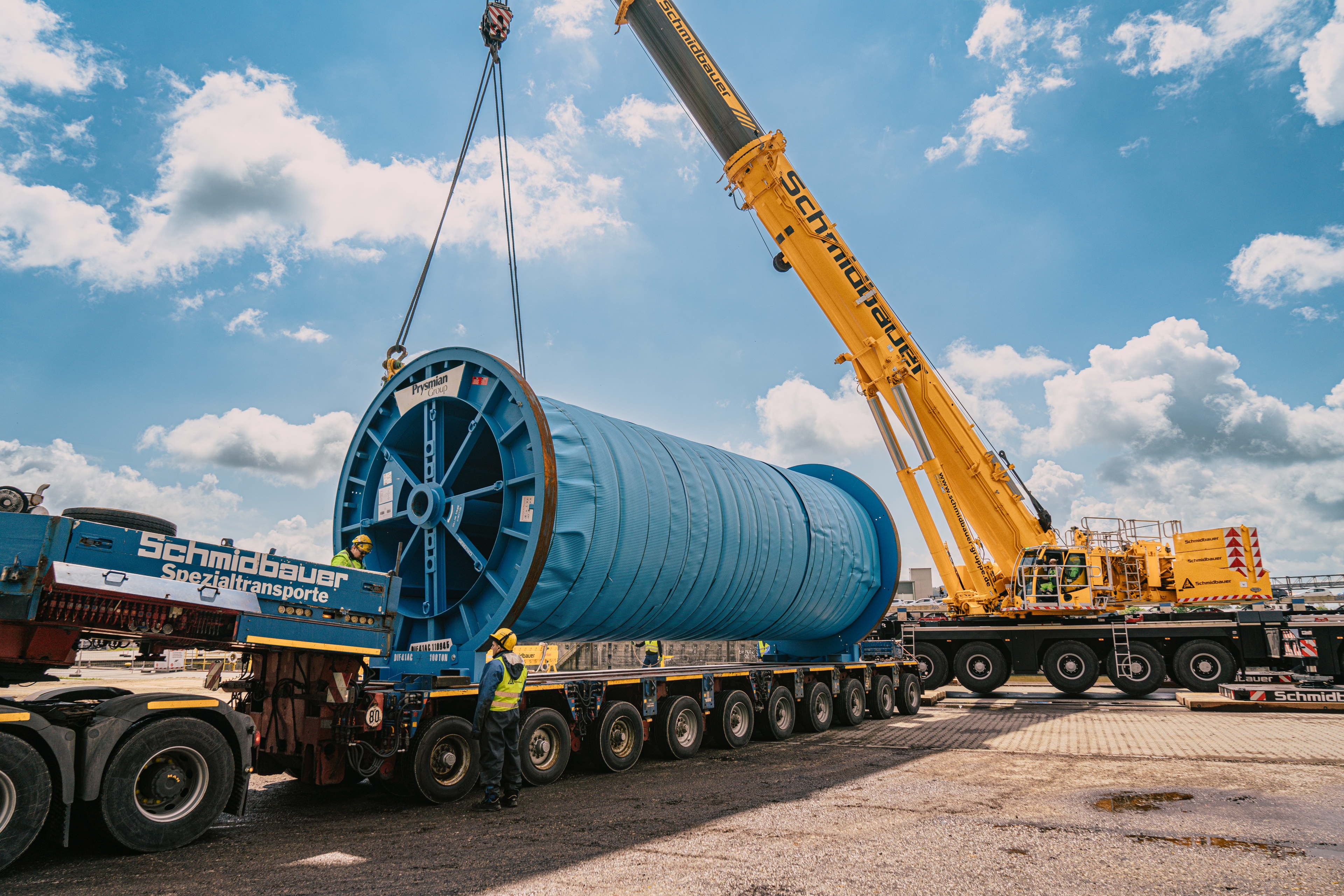 Milestone in the SuedOstLink project: 300 kilometers of underground cable successfully stored 