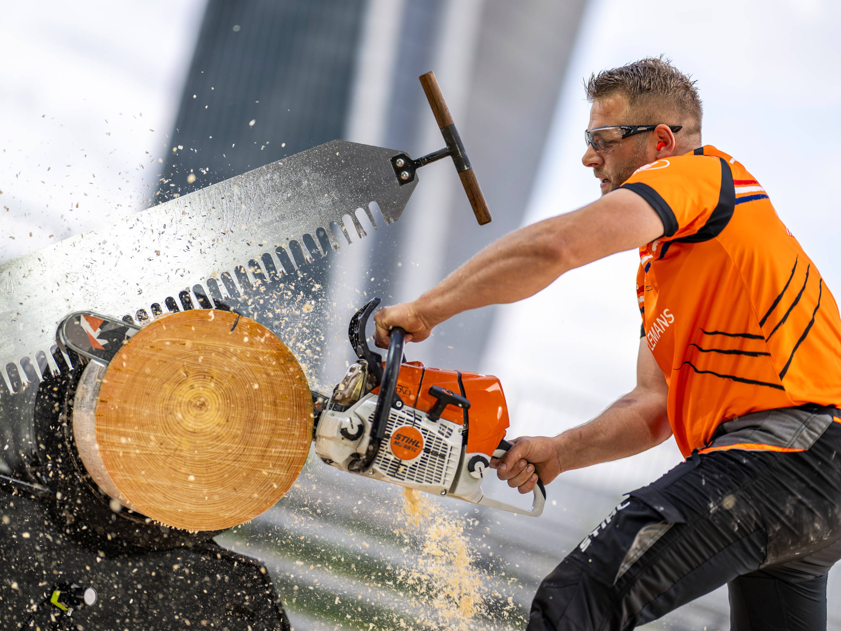 LES MEILLEURS BOUCHERONS SPORTIFS D'EUROPE SE PRÉPARENT POUR LE TIMBERSPORTS® EUROPEAN TROPHY 2024 en SUISSE