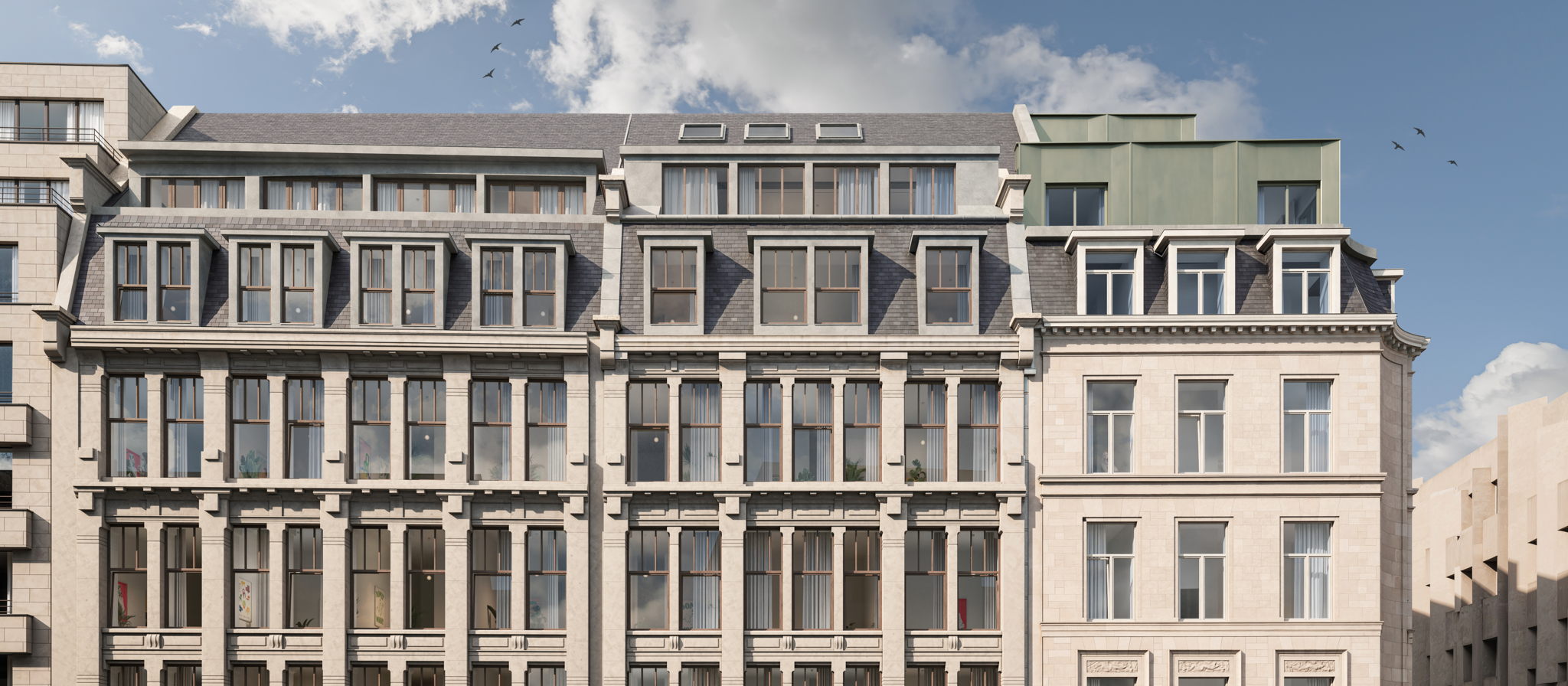 ION en Belfius Immo stellen concrete plannen voor iconisch Meyboom-gebouw voor