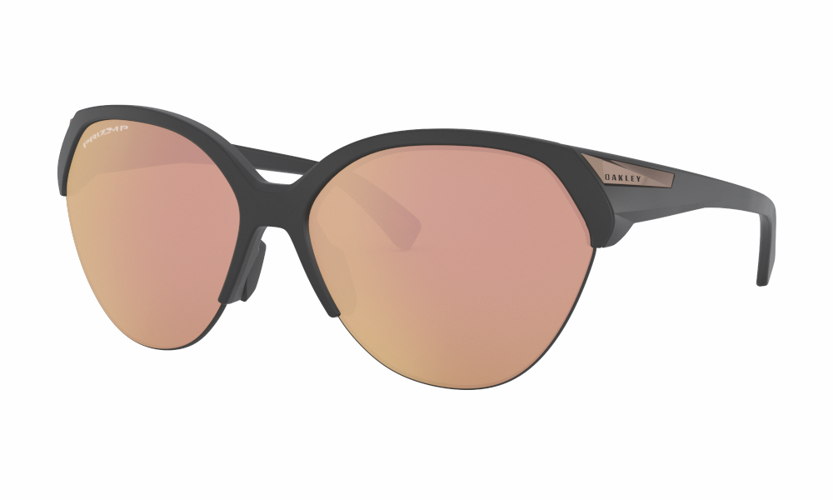 OAKLEY TRAILING POINT MATTE BLACK WITH PRIZM ROSE GOLD POLARIZED