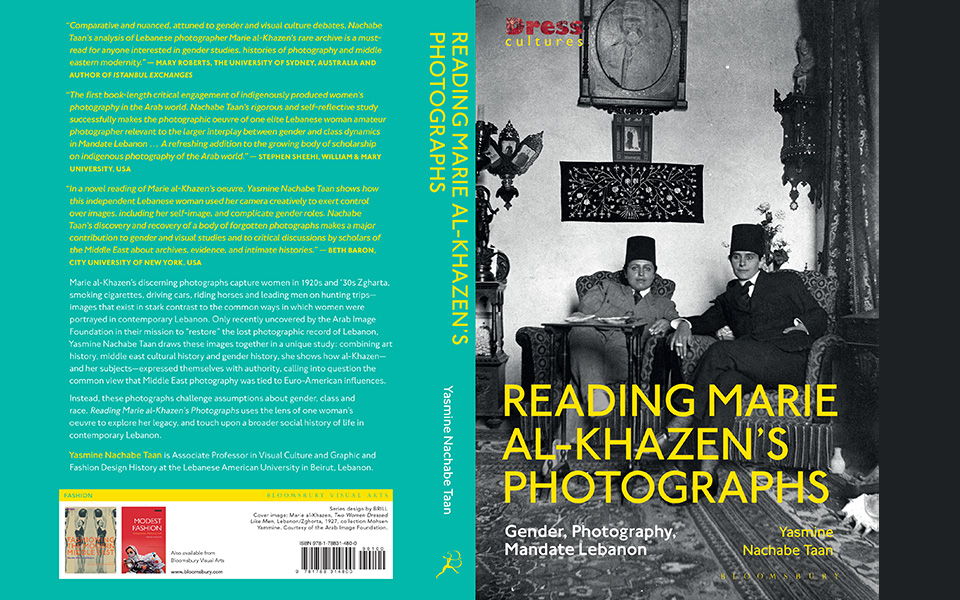 Book cover: Reading Marie al-Khazen's Photographs. Courtesy of Bloomsbury