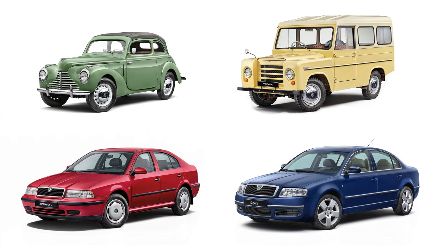 In the coming year, important ŠKODA models will be
celebrating key anniversaries: the ŠKODA 1101/1102 “Tudor”
was released 75 years ago and the off-road TREKKA 55
years ago. The 25th anniversary of the production launch for
the first OCTAVIA of the modern era will be in 2021, and the
SUPERB will be able to look back on a 20-year history.