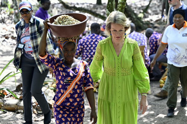 Queen Mathilde denounces unfair cocoa prices