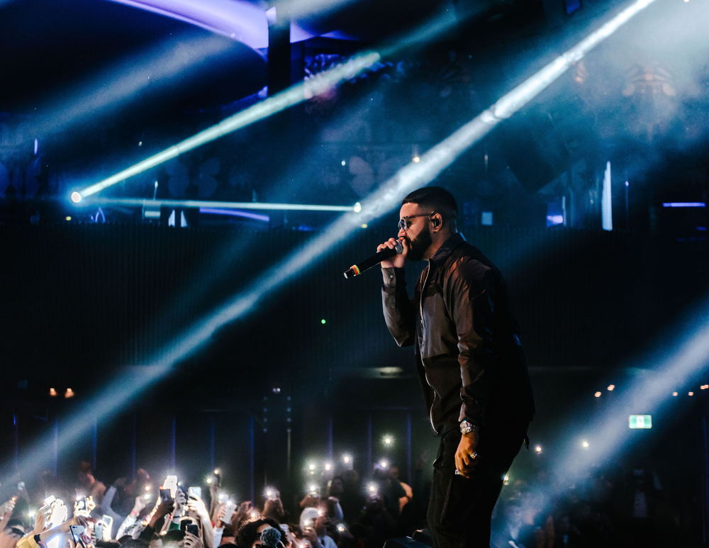 NAV performing at Fans at the the Toronto Ultra Brand Launch, REBEL 