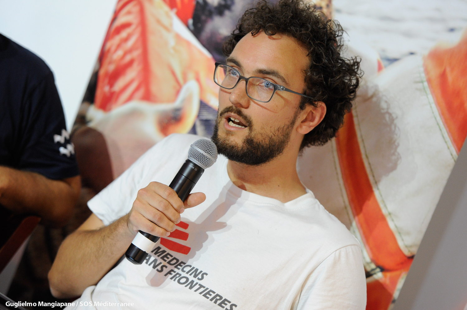Aloys Vimard, MSF PC Aquarius on 30 June 2018, copyright Guglielmo Mangiapane/SOS MEDITERRANEE