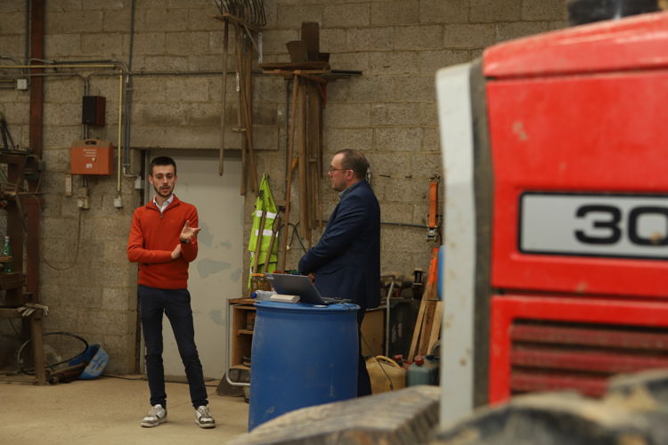 Fabian Wathelet (CBC) & Antoine Vandenberghe (agriculteur)