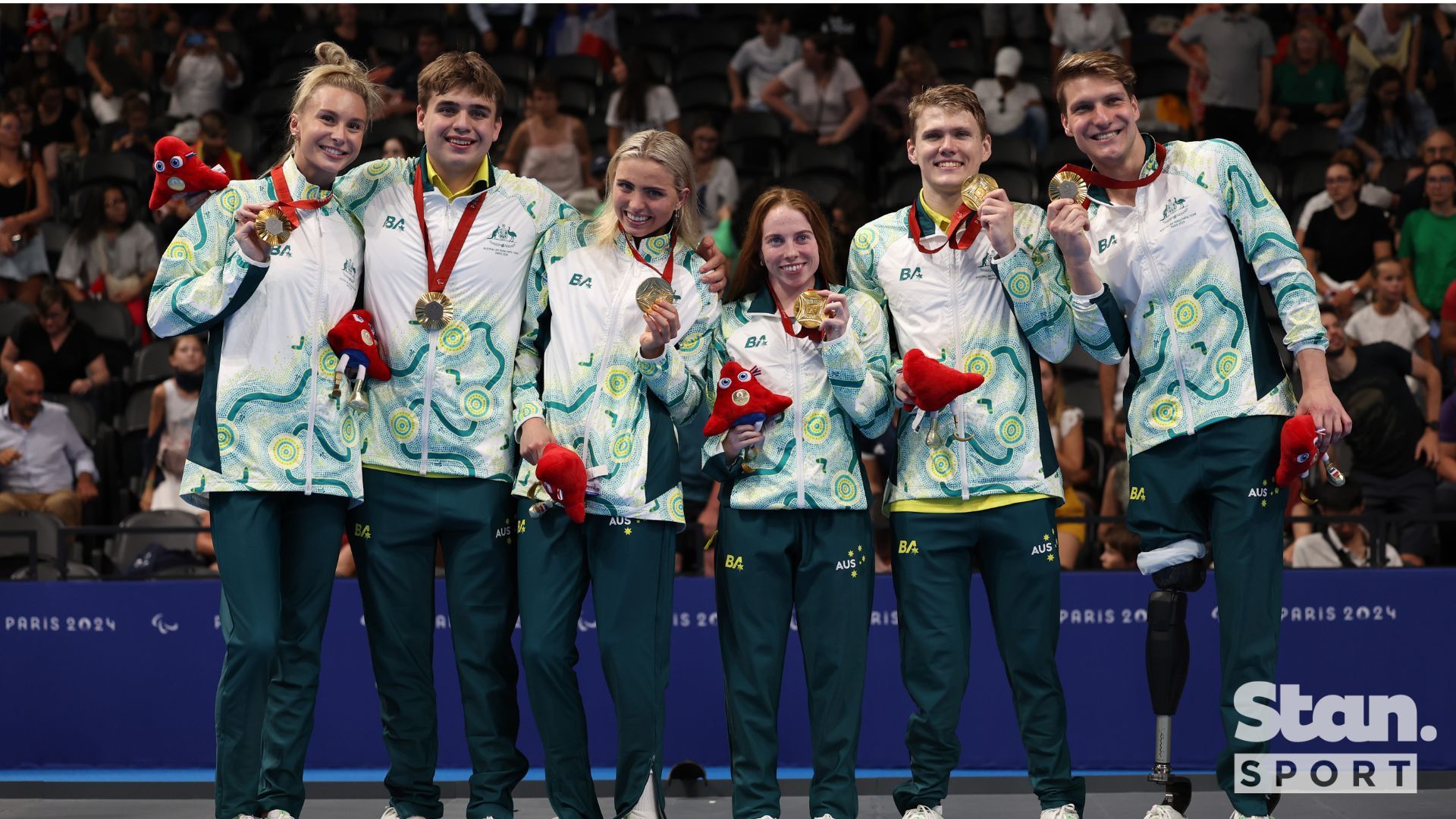 Alexa Leary came from fourth to take Australia to Mixed Medley glory.