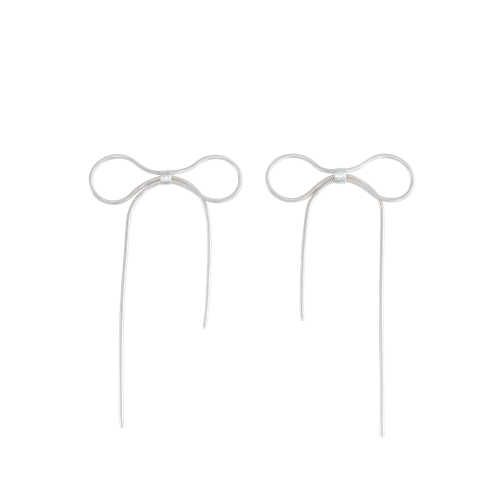bow earring - silver €250 - gold €290