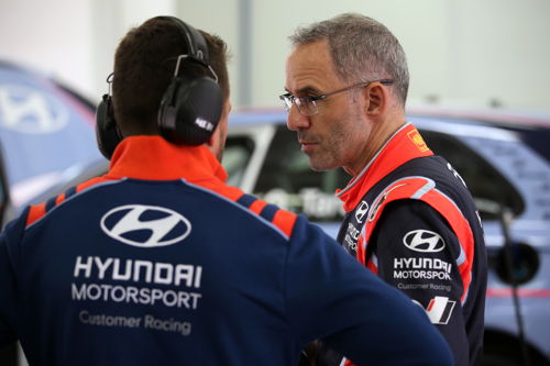 Alain Menu with Hyundai i30 N TCR
