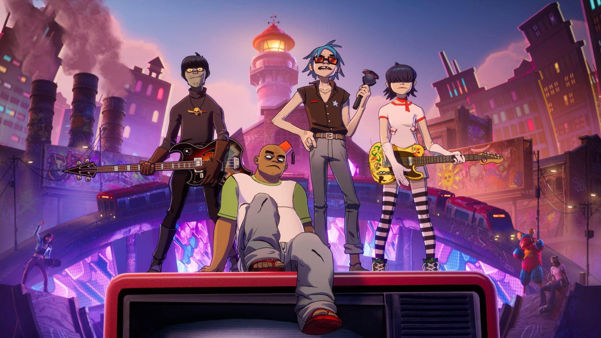 ¡Gorillaz entra a todo un nuevo universo como los Íconos de la Temporada 10 de Fortnite Festival!