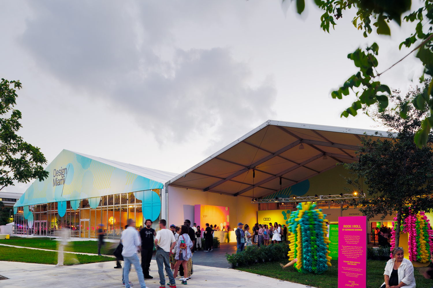 Design Miami 2022 Fair Exterior. Photo credit - James Harris