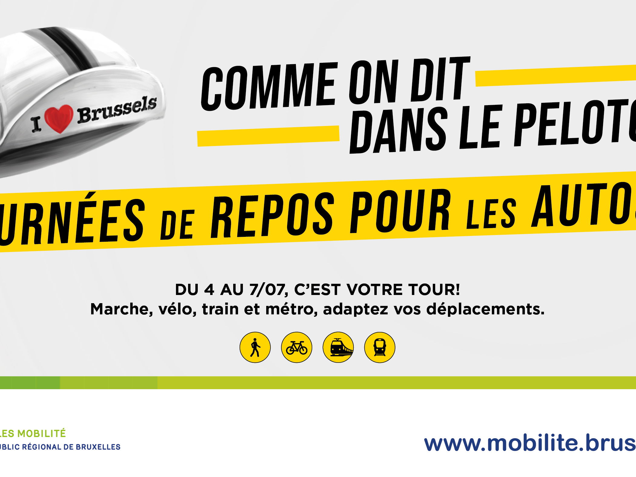 VO Citizen à la tête de la campagne du Tour de France pour Bruxelles Mobilité