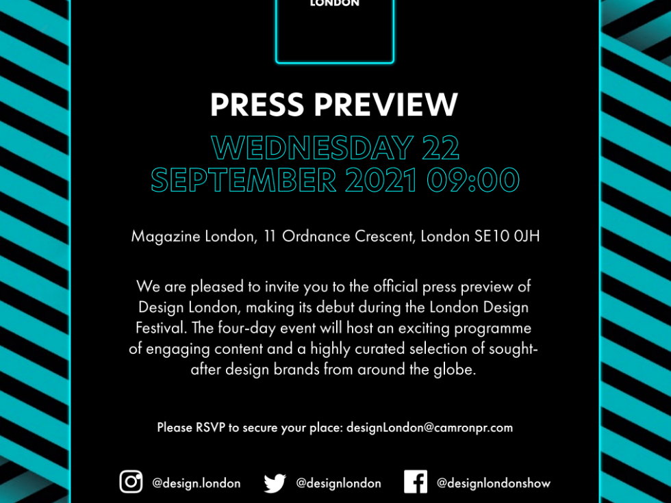 Press Preview: Design London
