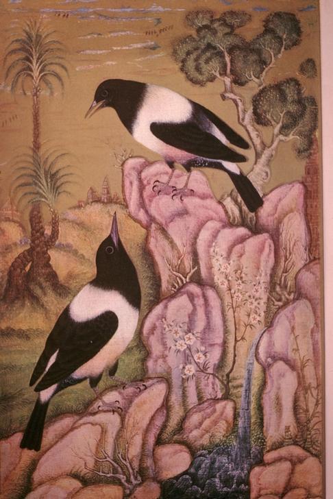 Two magpies, 1610. AKG1032776_Low_res