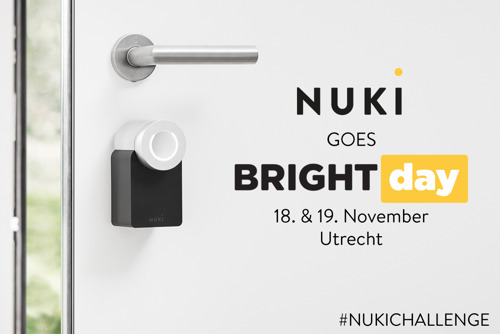Leer smart lock fabrikant Nuki kennen tijdens innovatieve tech beurs Bright Day