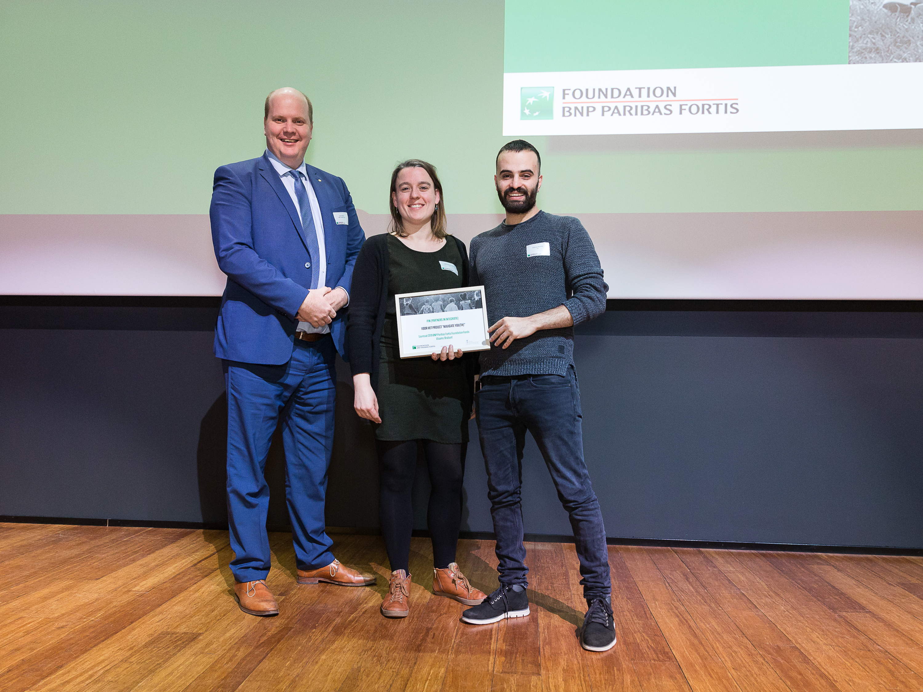 BNP Paribas Fortis Foundation bekroont het project ‘Navigate You(th)’ van Vlaams-Brabantse vzw Pin