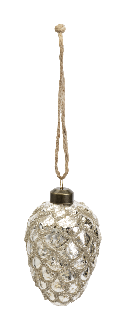 Habitat Beaded Pine Cone Bauble 1pk, £3