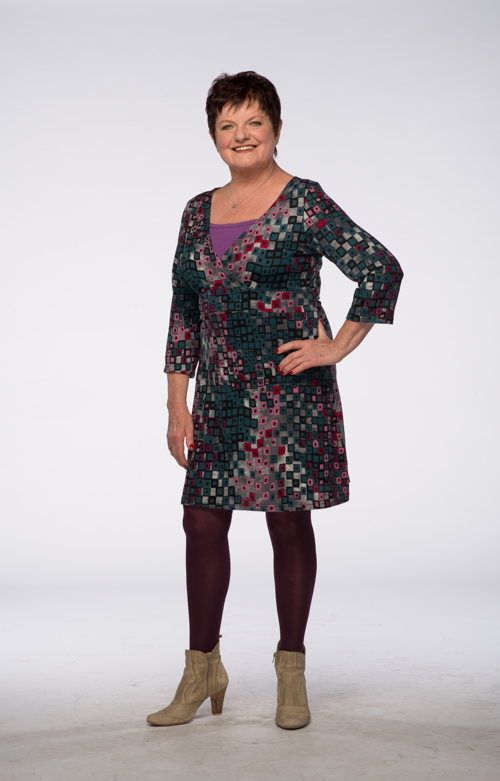Actrice Janine Bischops, Jenny in THUIS (c) VRT