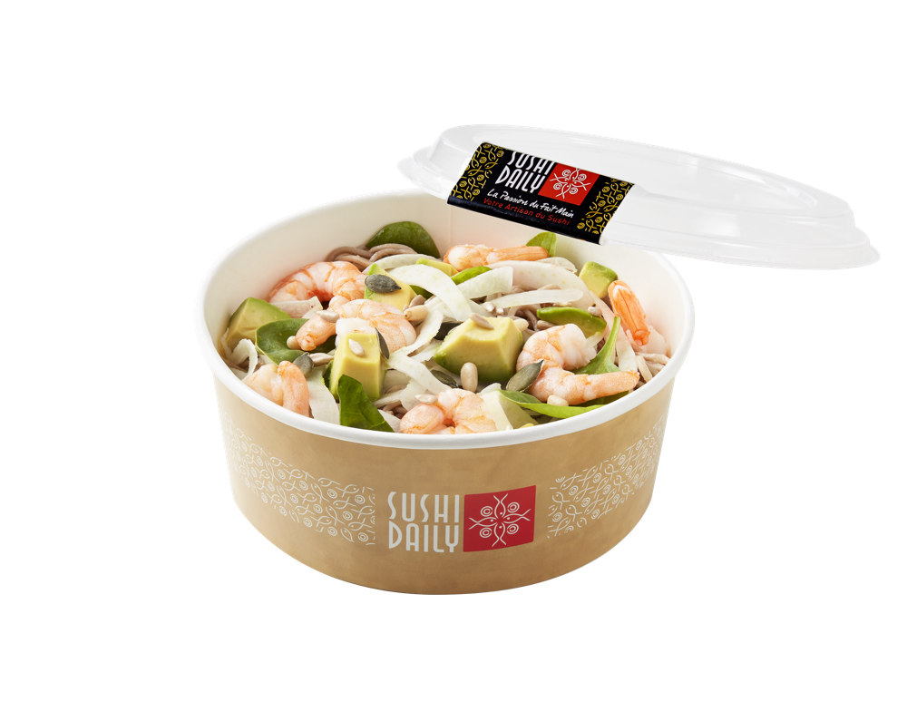 Salad Soba Prawns