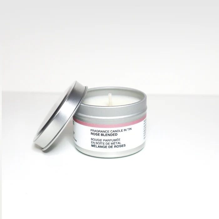 Mini Rose-Blened Tin Candle, $9.90