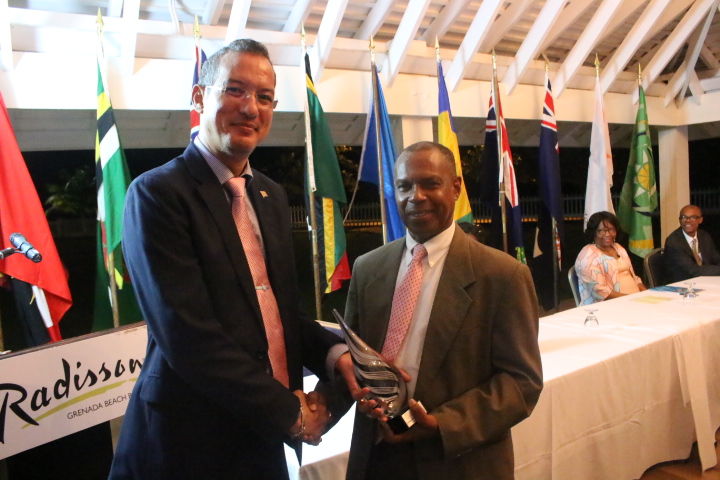 Hon Nickolas Steele, Minister of Health Grenada, previous chair 4th COMH, Mr Francis Burnett, Head OECS PPS