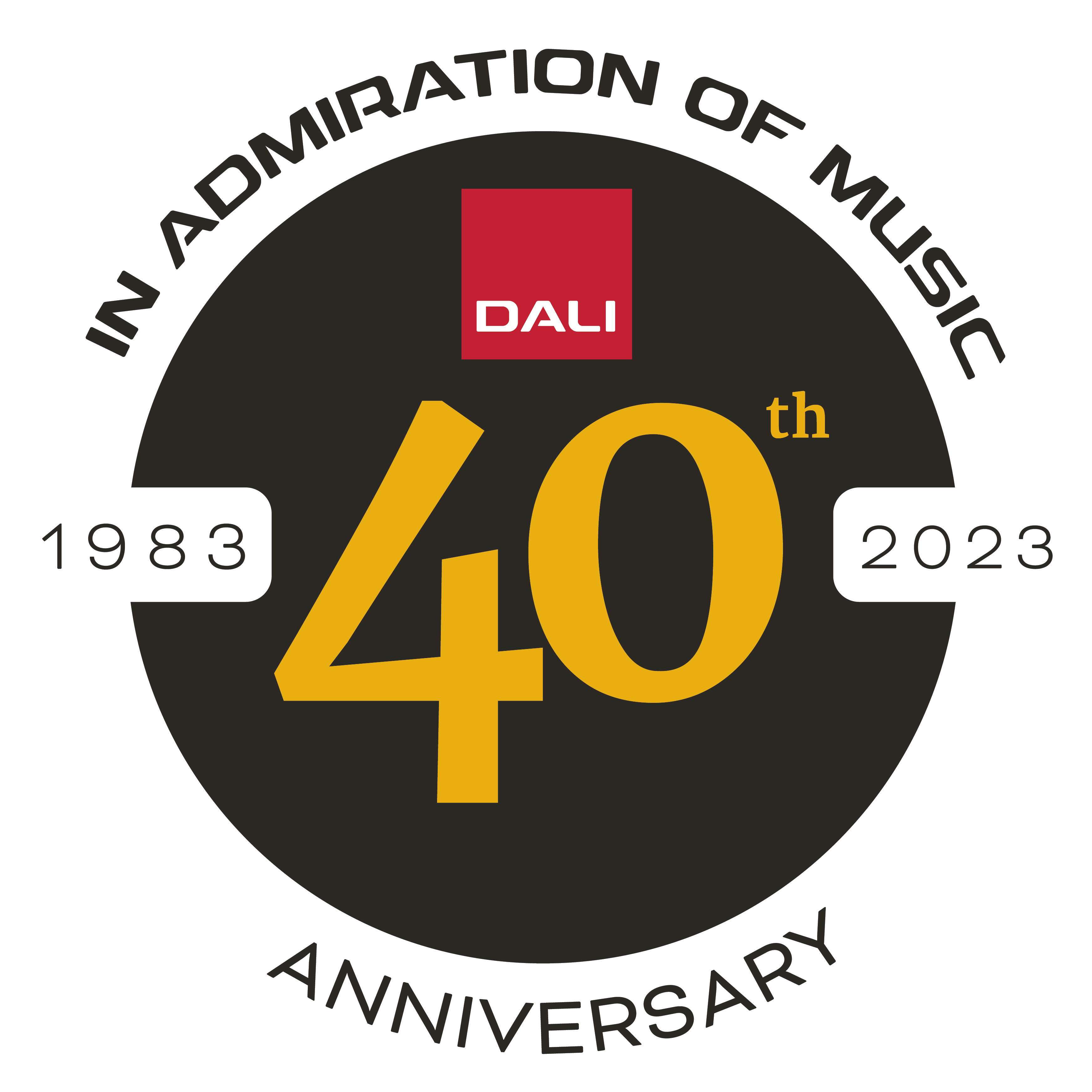 DALI 40th Anniversary Logo