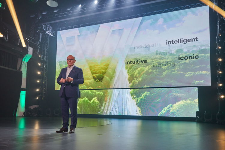 With the presentation of the new ŠKODA iV sub-brand in Bratislava, ŠKODA CEO Bernhard Maier marks the Czech car manufacturer's entry into the era of e-mobility.