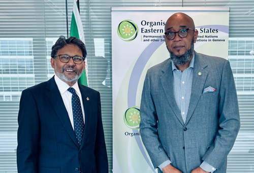 Maldives meets with OECS on Support for UNHRC Candidacy
