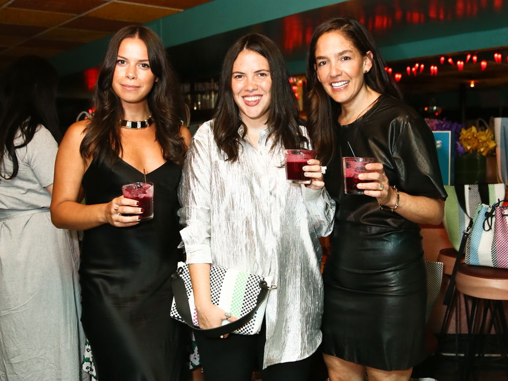 Gillian Tozer, Elise Durbecq y Bertha González Nieves