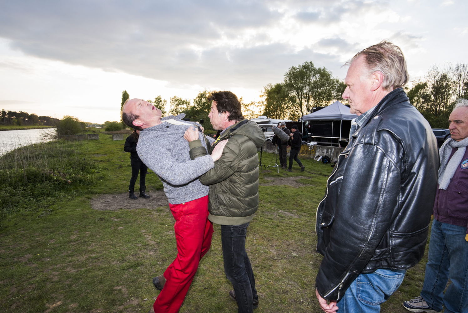 Geloofwaardig vechten met stuntcoördinator Robert De La Haye (c) Alex Vanhee/VRT