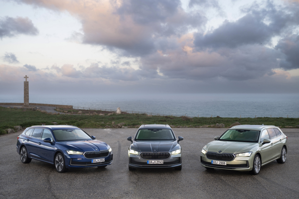 De volledig nieuwe break Škoda Superb Combi: meer ruimte, meer comfort, meer efficiëntie en meer veiligheid