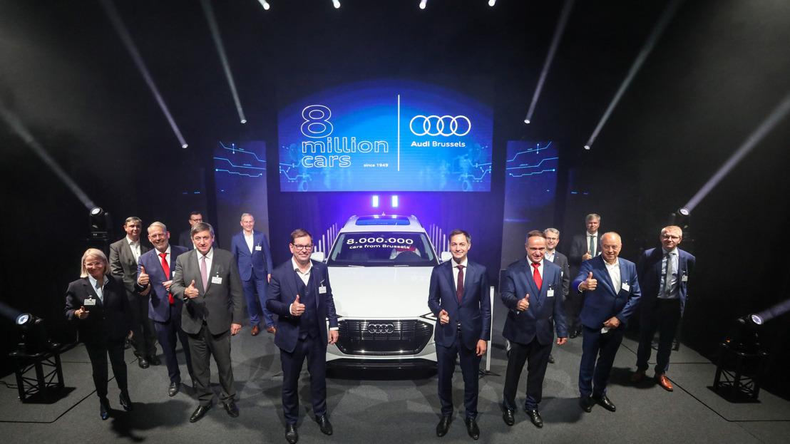 Pionier in e-mobiliteit en duurzaamheid: Audi Brussels produceert zijn acht miljoenste voertuig