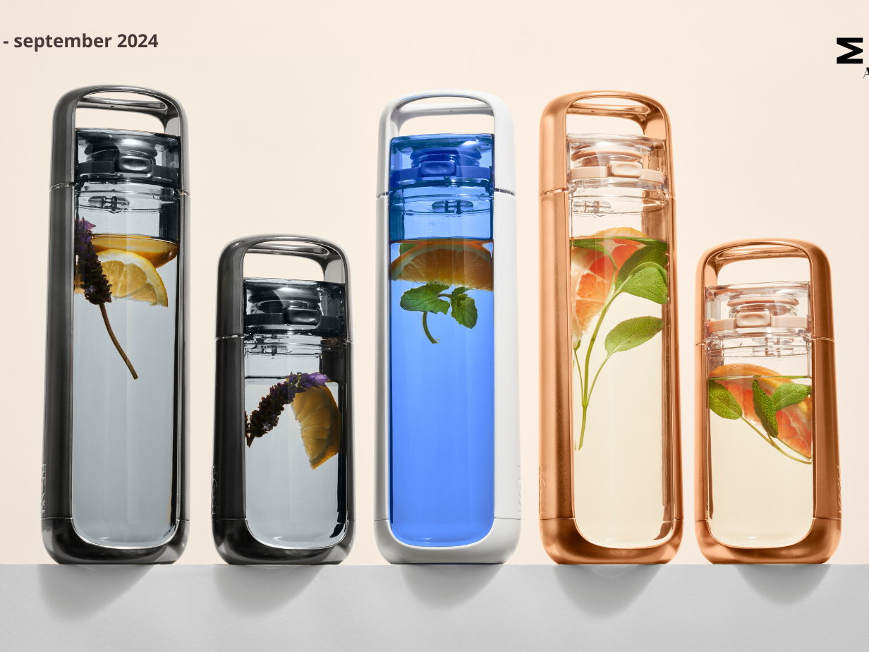 Kor Water introduceert innovatieve verwijderbare trims voor de iconische Kor ONE-fles
