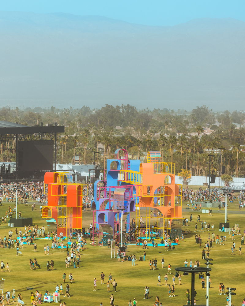 The Playground by Architensions, photo by Lance Gerber, courtesy of Coachella Music & Arts Festival