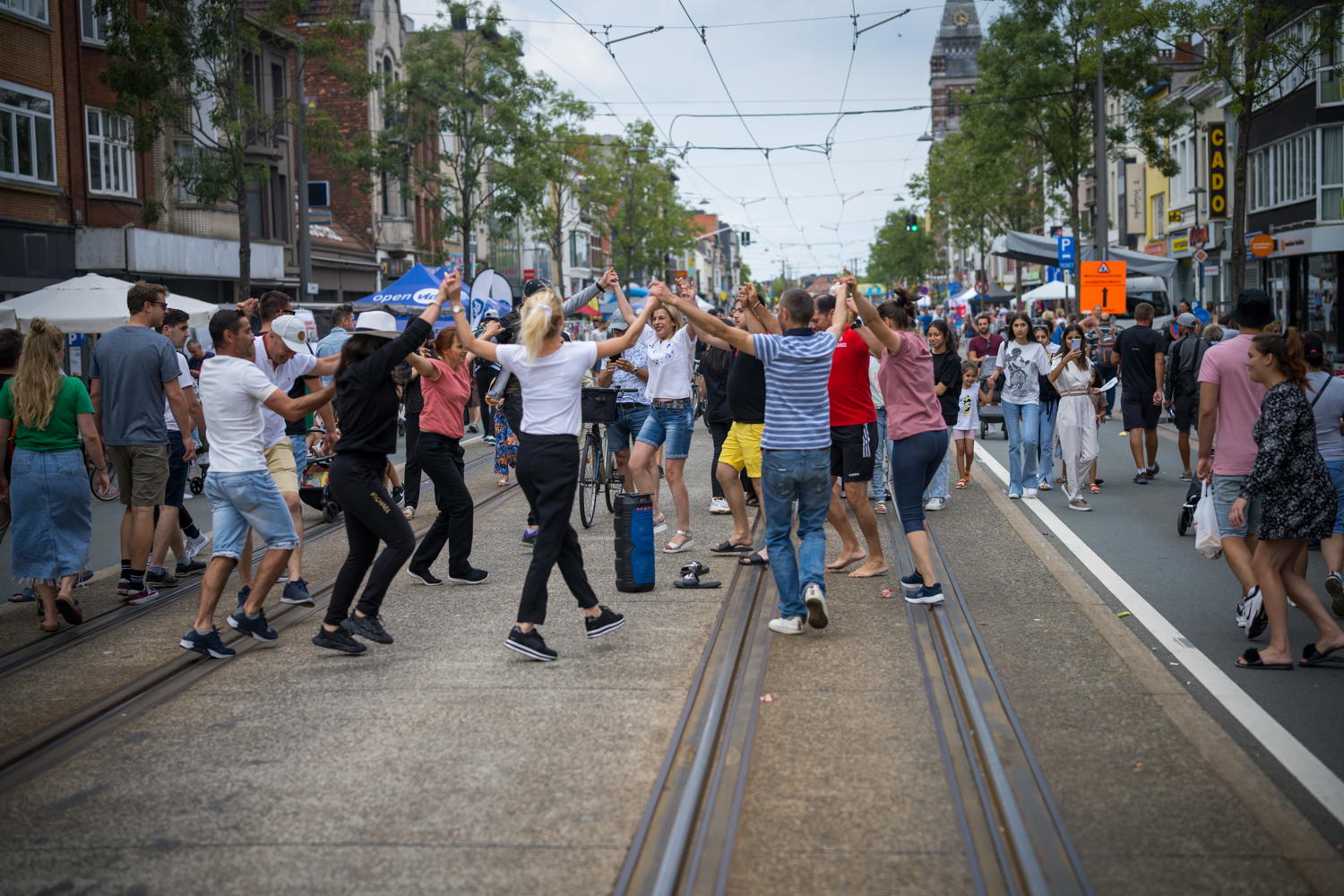 Ambiance tijdens de Stroboerenmarkt