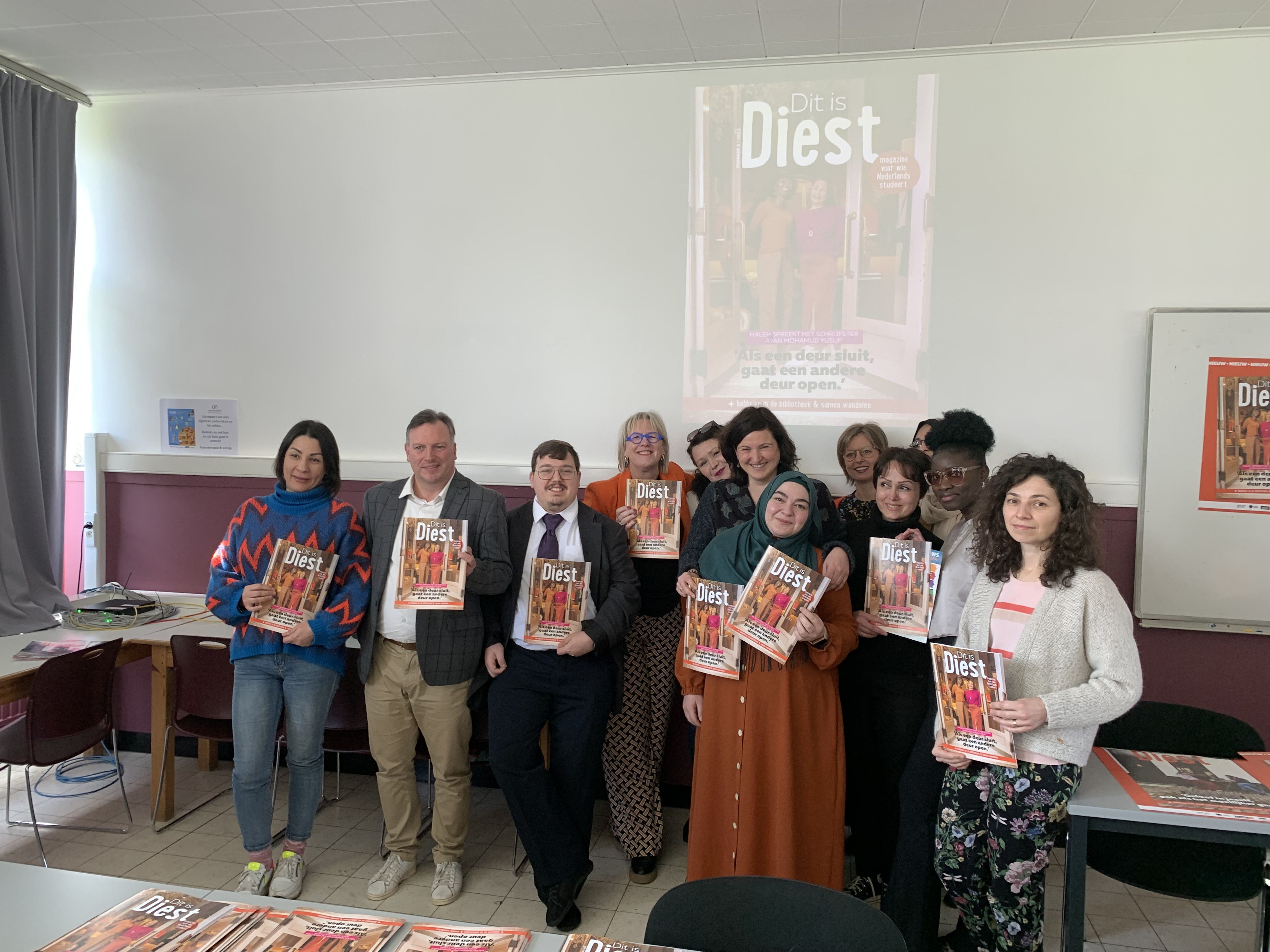 OP 27 maart werd de nieuwe editie van 'Dit is Diest', het magazine voor en door anderstalige Diestenaars, voorgesteld