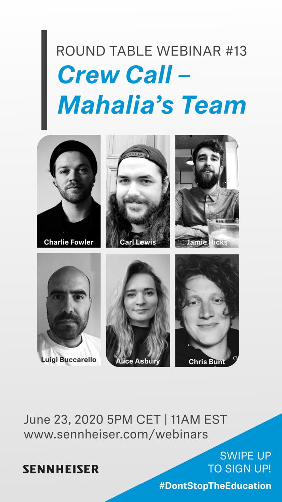 Meet members of Mahalia’s touring team and gain insights on key roles and requirements in touring