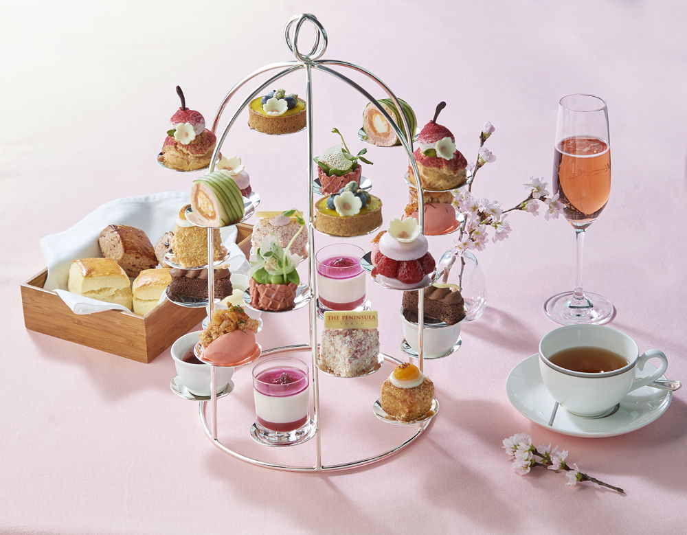 The Peninsula Tokyo: The Lobby Sakura Afternoon Tea with Champagne