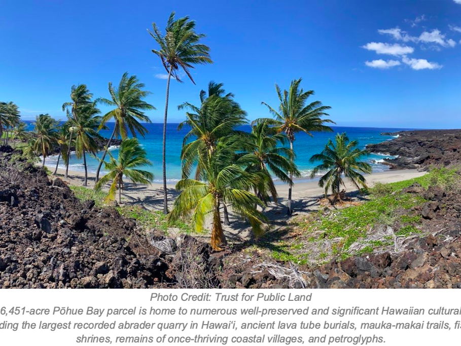 PŌHUE BAY PRESERVED FROM MAUKA TO MAKAI