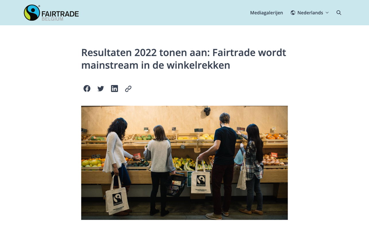 Fairtrade Belgium announces $127,000 raised for those in need