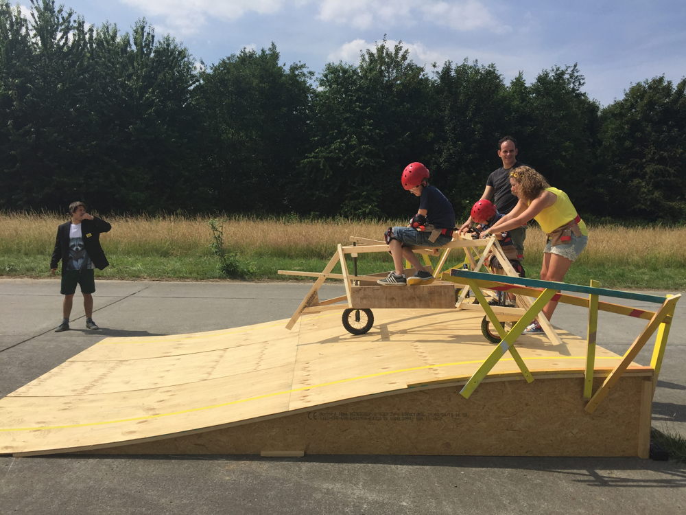 Week 1 - Familie Beenaerts bij start race